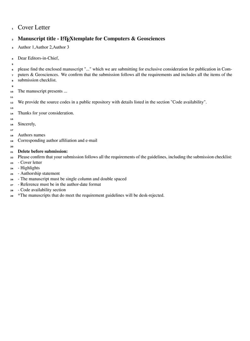 Computers & Geosciences