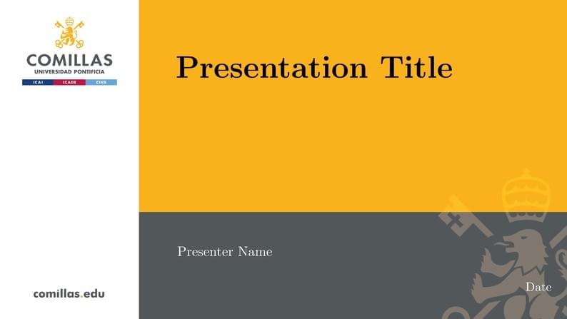 Comillas Pontifical University PPT