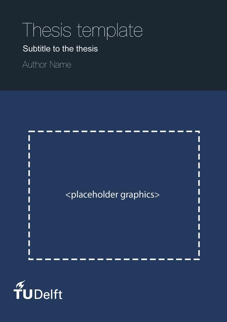 TU Delft - Aerospace C&S Msc Thesis Report Template