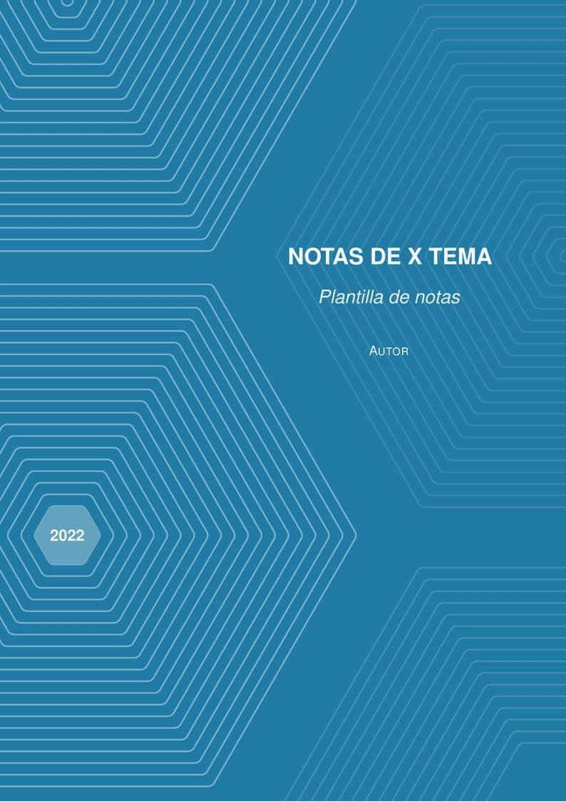 Plantilla Notas