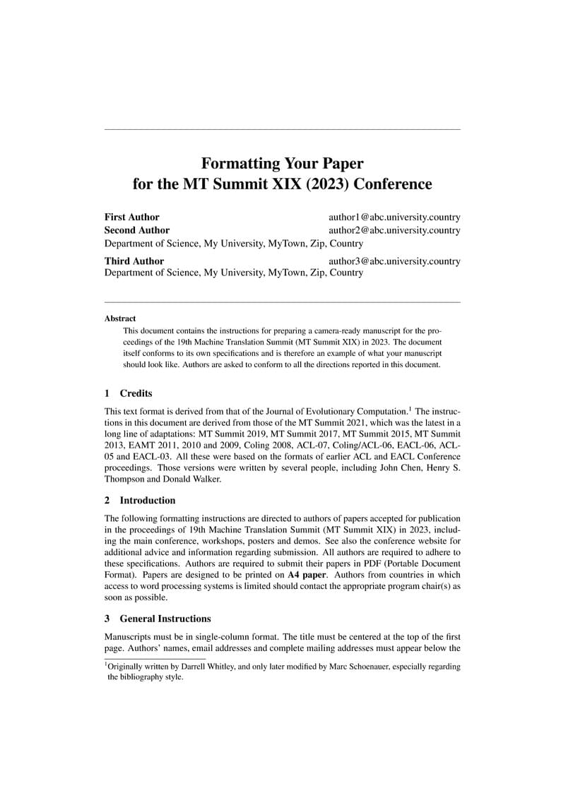 MT Summit 2023 Template