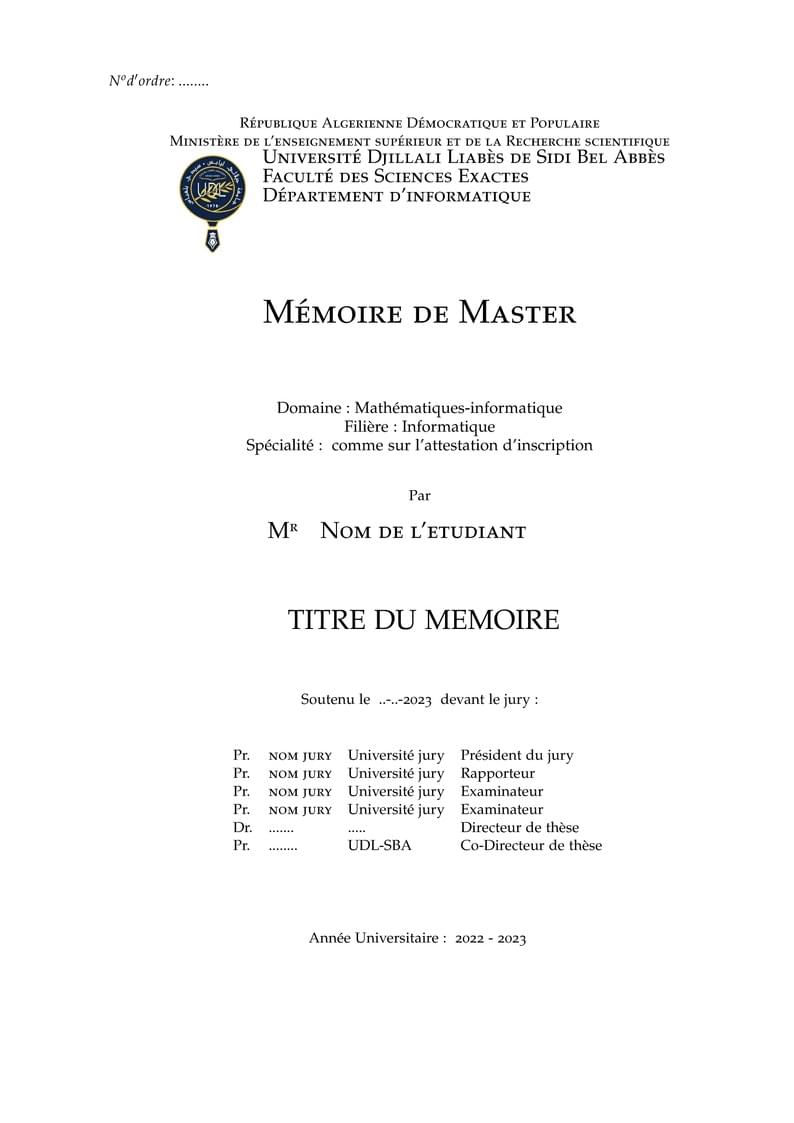 Memoire Informatique