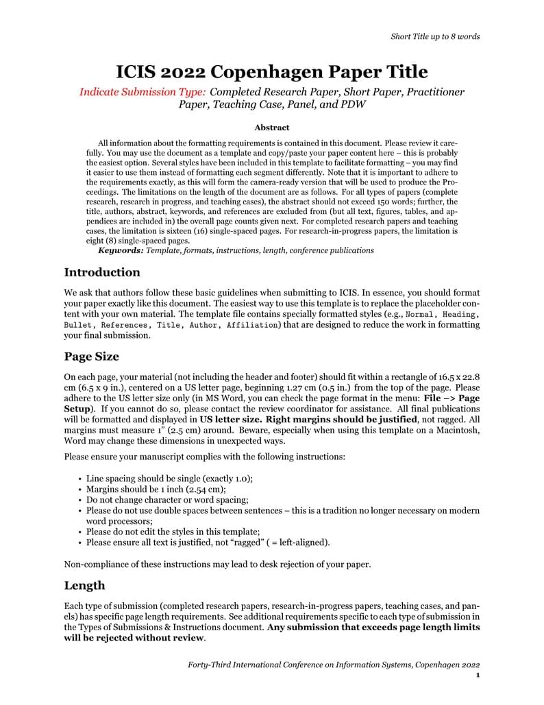 ICIS 2022 Submission Template