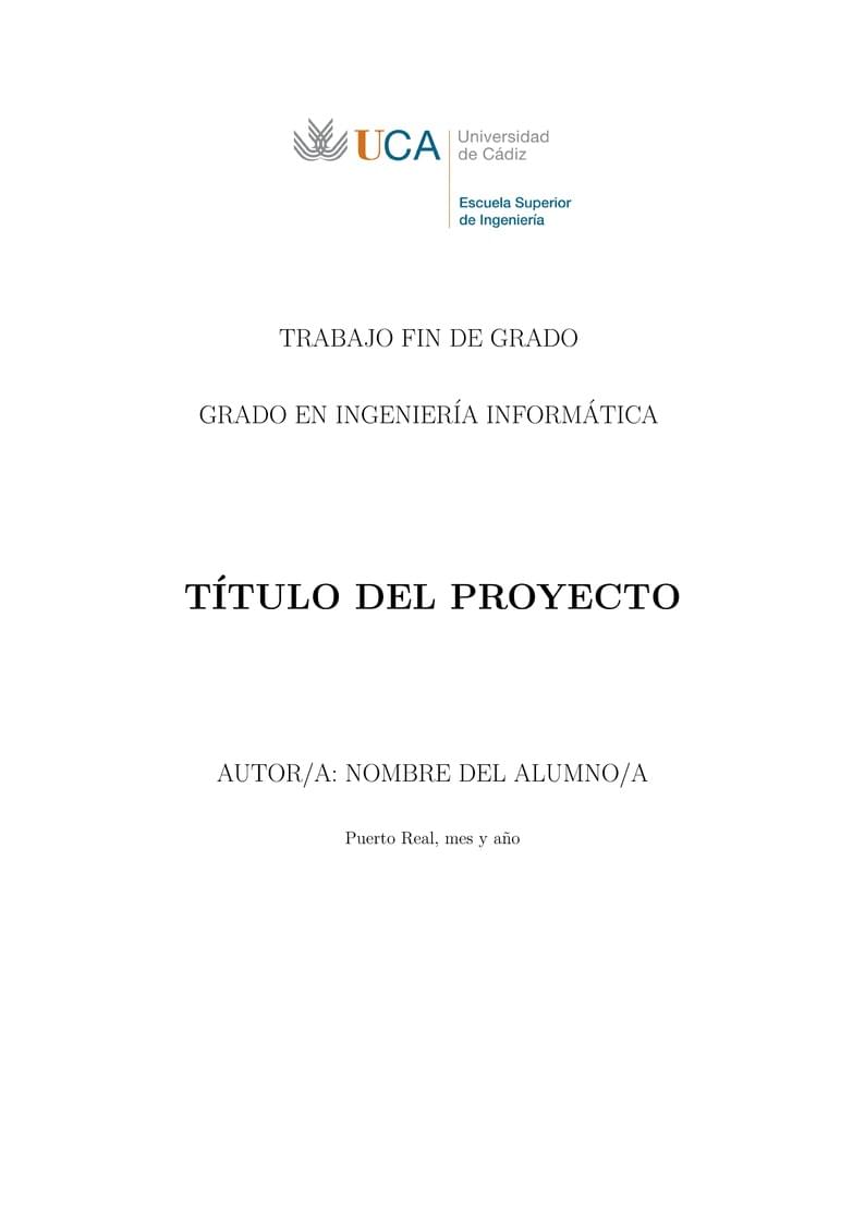 Plantilla TFG GII UCA - desarrollo de software