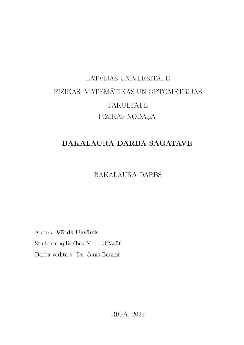 Thesis template LU FMOF
