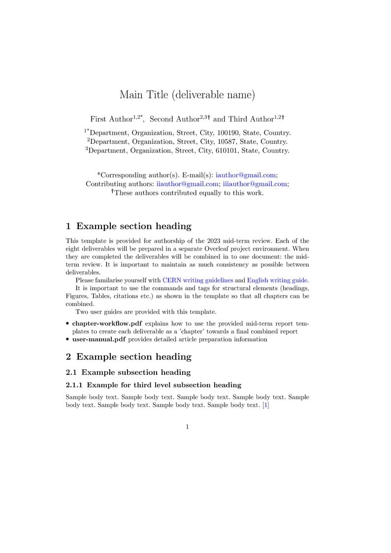 DELIVERABLE_CERN FCCIS Mid-term Report 2023