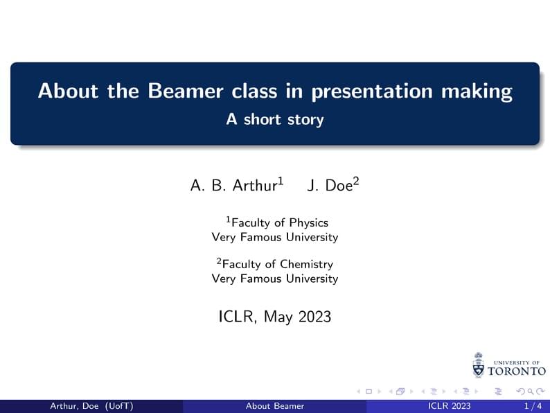 UofT Slide Template