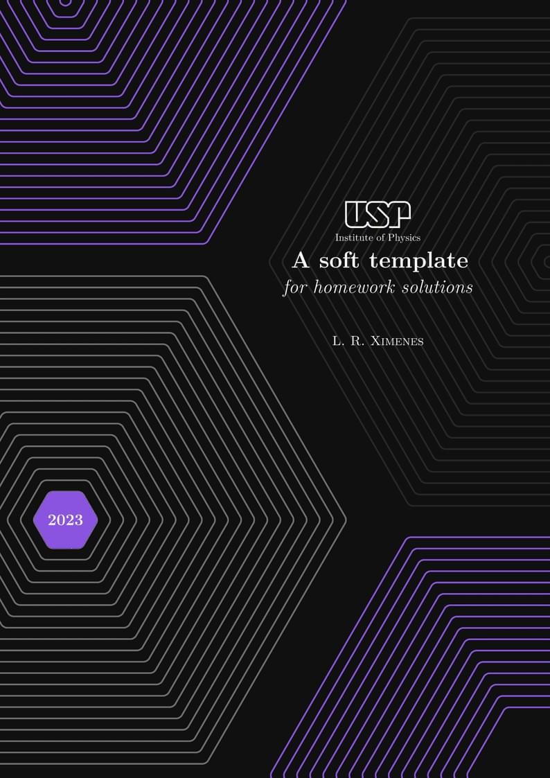 A soft template for homework solutions