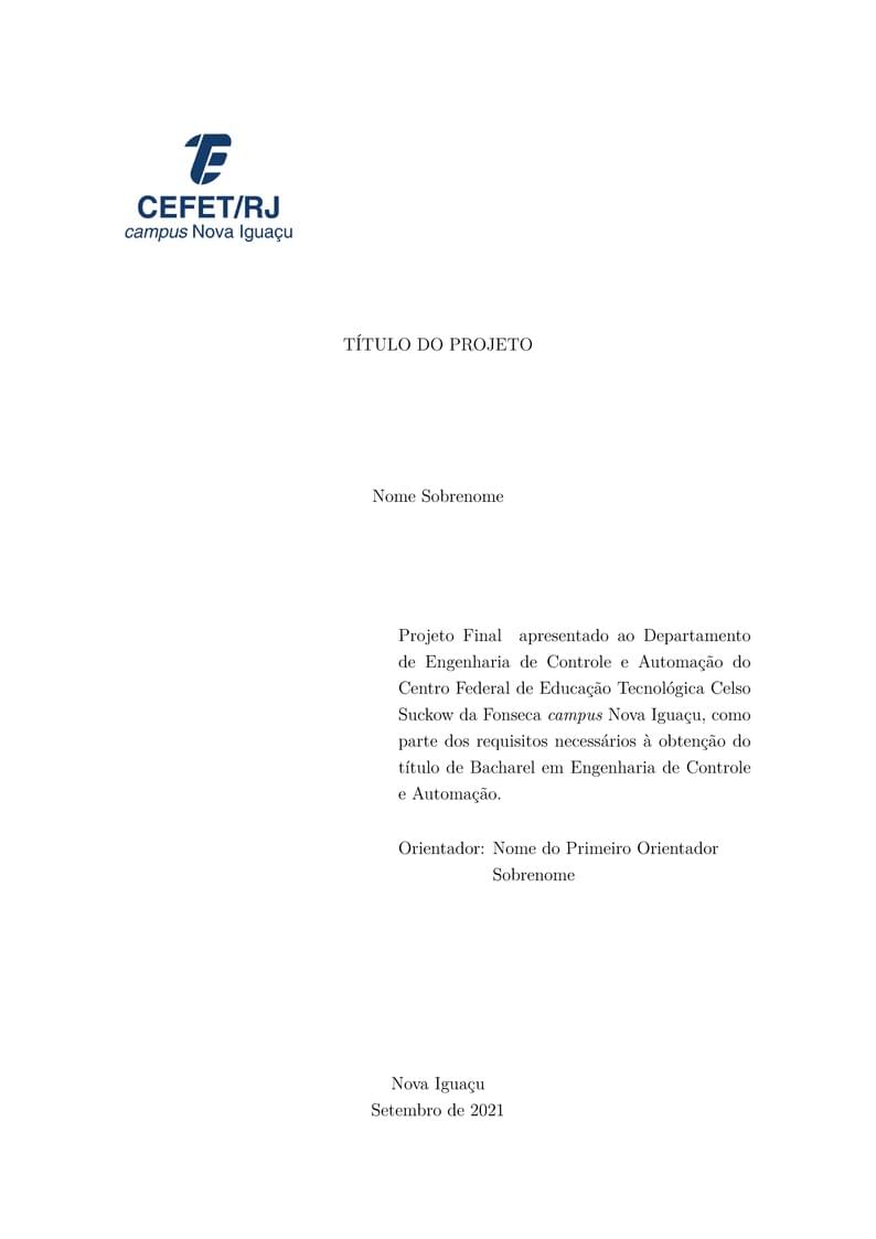 CEFET-RJ-NI - ECA - Template de Projeto Final - v2021
