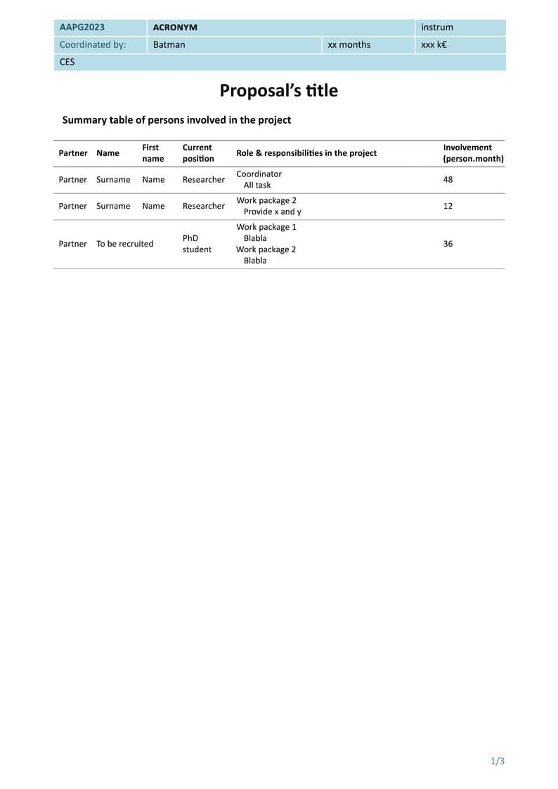 ANR unofficial template (XeLaTeX)