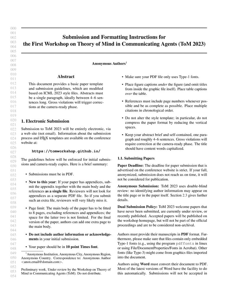 ToM 2023 LaTeX Template