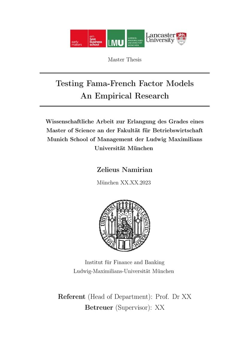 Thesis Template to use and understand for everyone