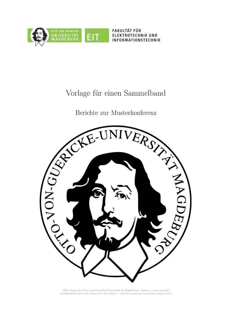 Vorlage für einen Sammelband (Konferenzbeiträge zusammenführen)