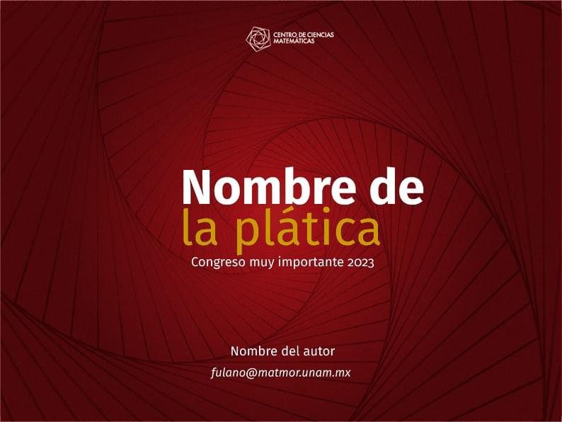 CCM beamer template 2