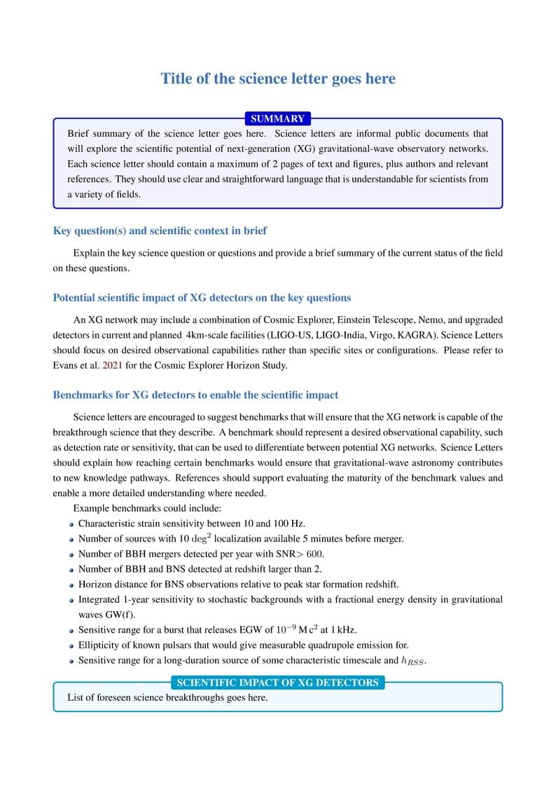 CE-Science-Letter
