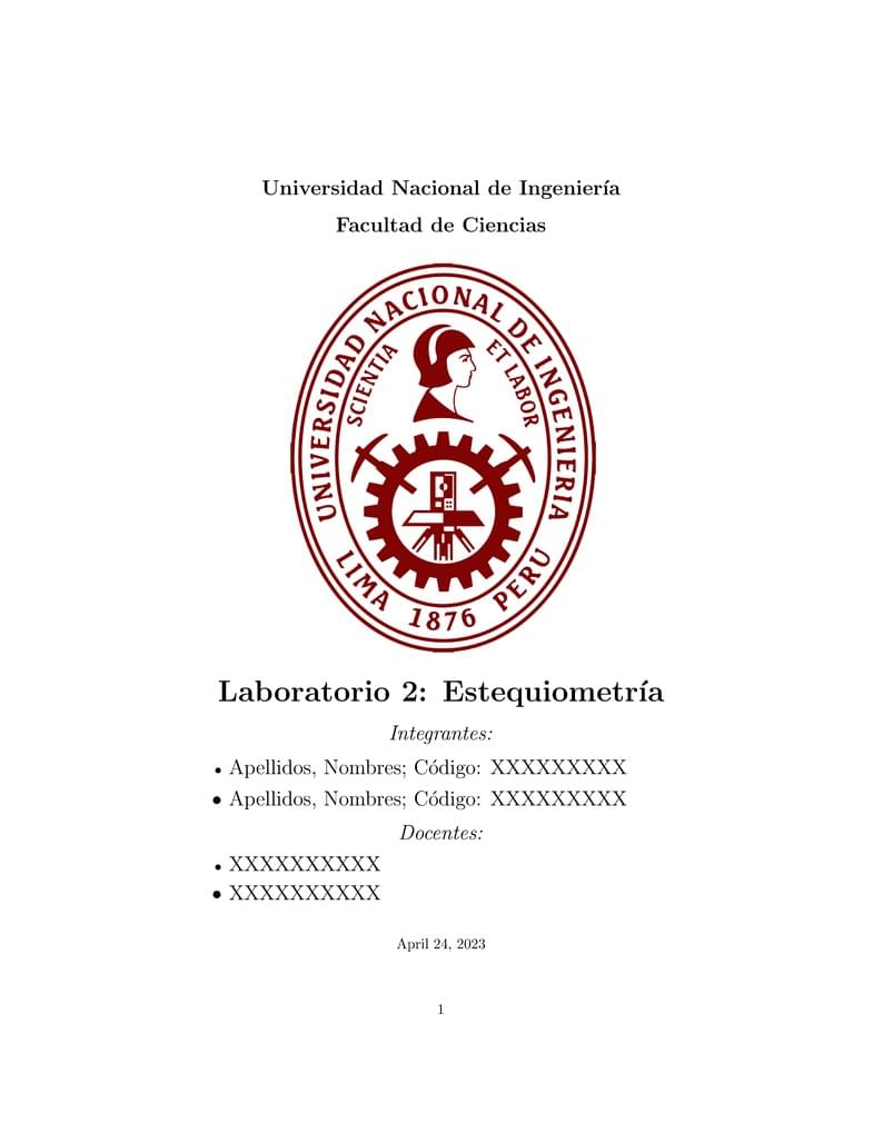 Informe Química Plantilla