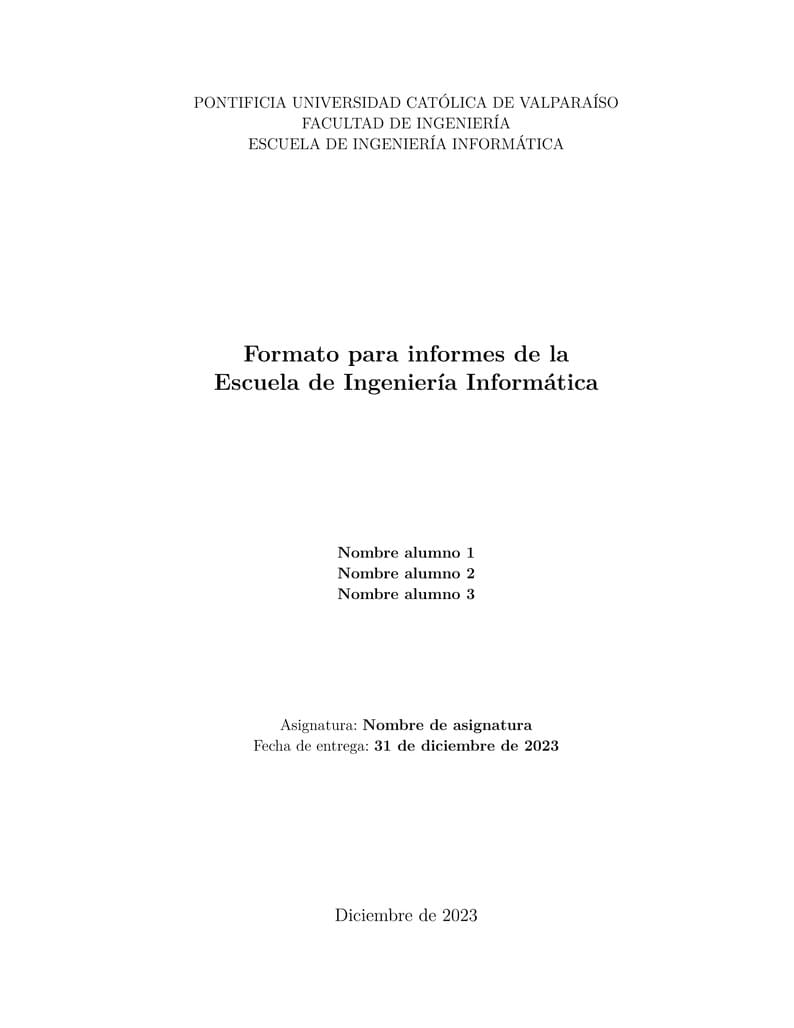 Formato INF PUCV