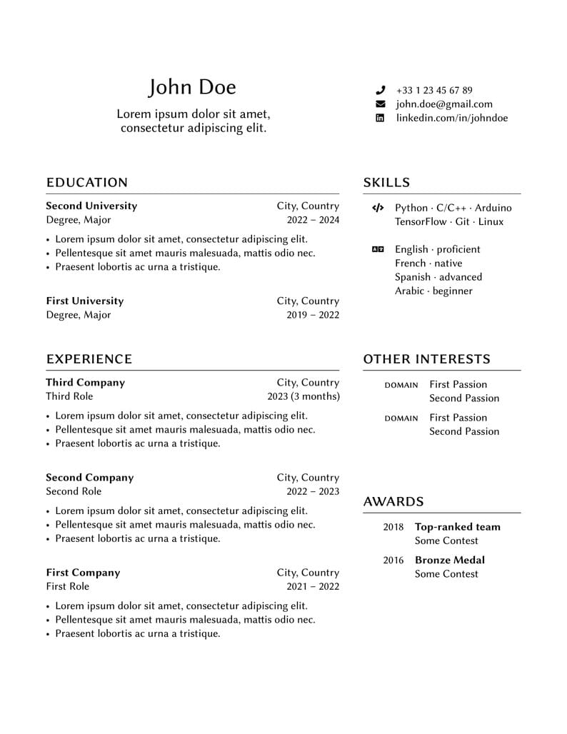 Libre CV