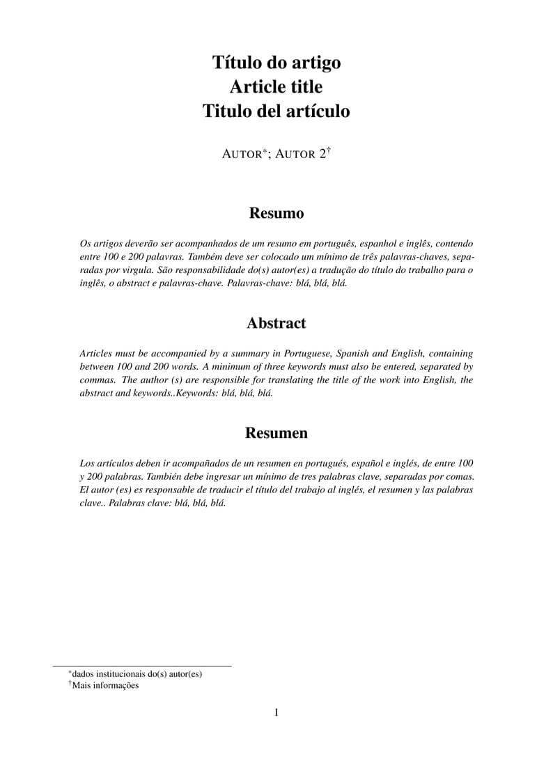 Template for submission to Amazônica UFPA