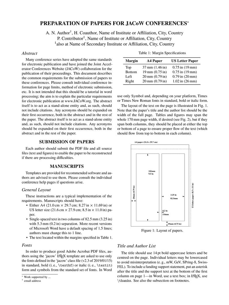 JACoW LaTeX template 2.15