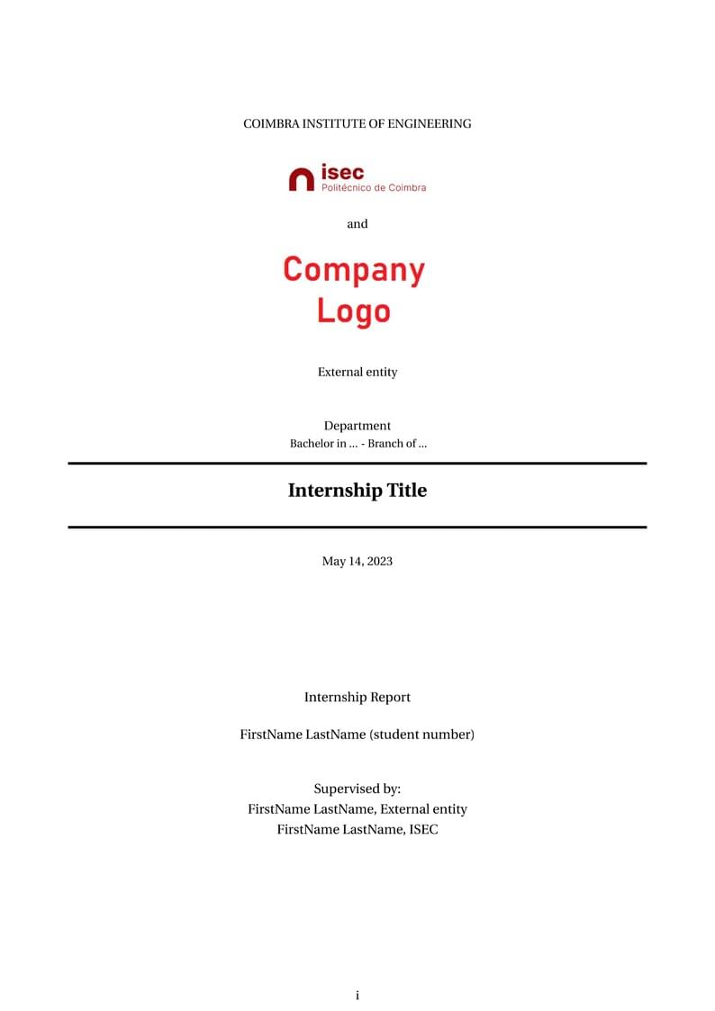 ISEC Internship Report