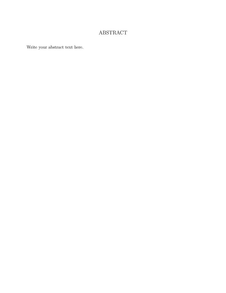 Syracuse University Ph.D. Dissertation LaTeX Template (Unofficial)