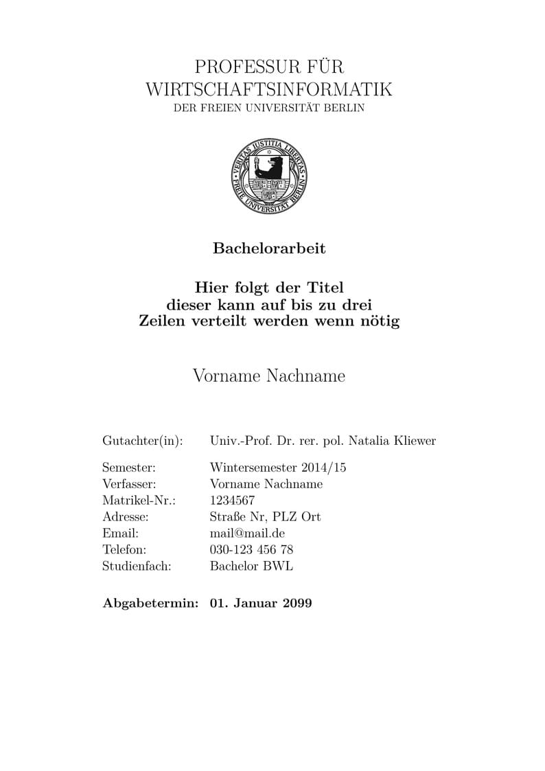 FU_Kliewer_Seminar_und Abschlussarbeiten_Vorlage