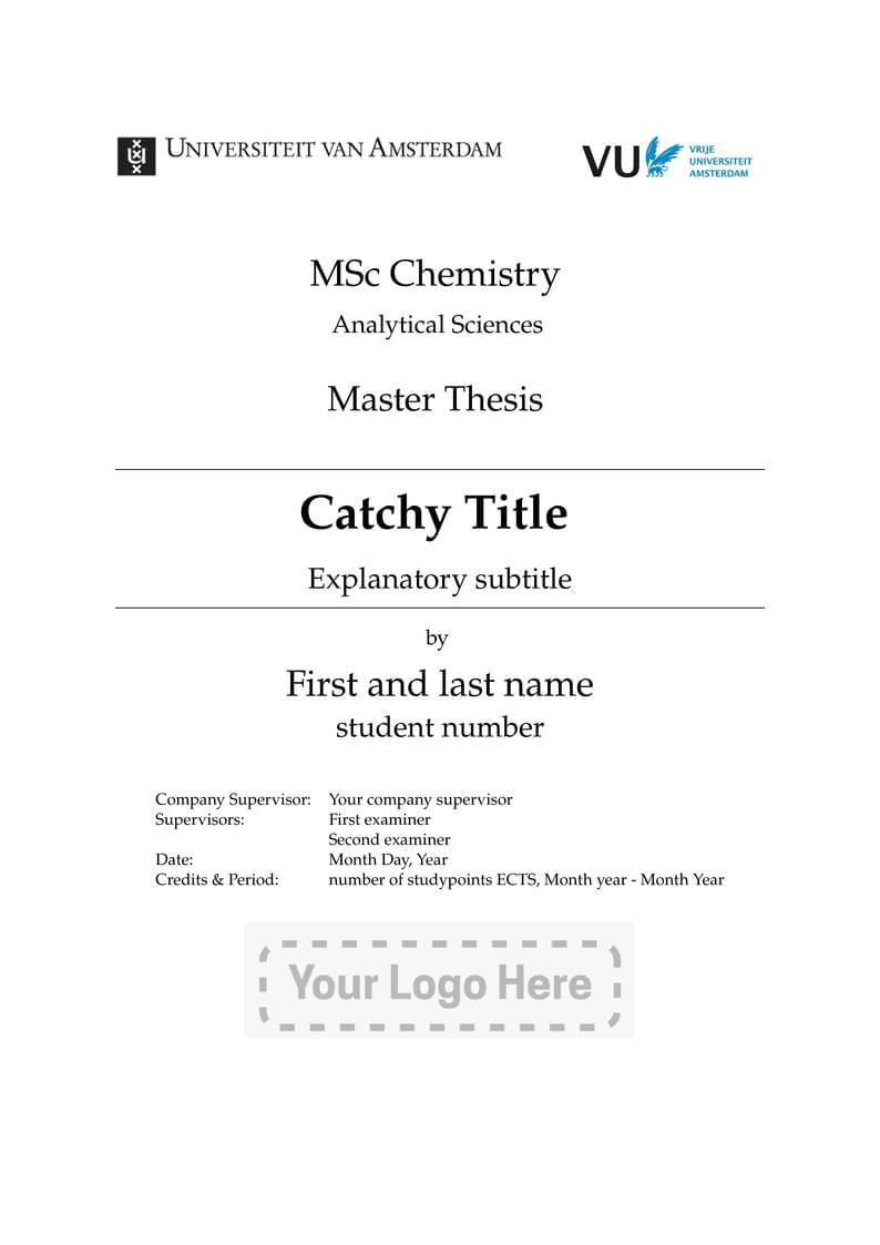 Master Thesis UvA-VU template (based on Hamburg bachelor-master thesis)