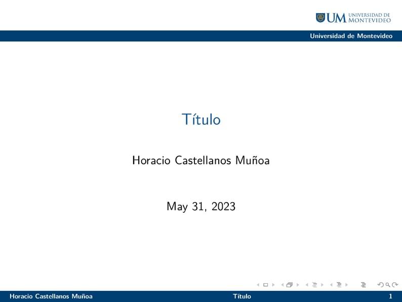 Slides Universidad de Montevideo