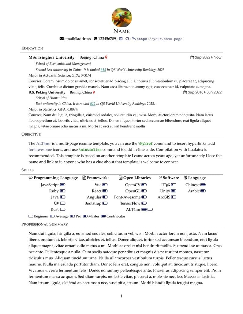 ALT4mr: awesome_latex_template_for_multipage_resume