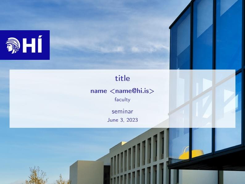hi-latex -- slides