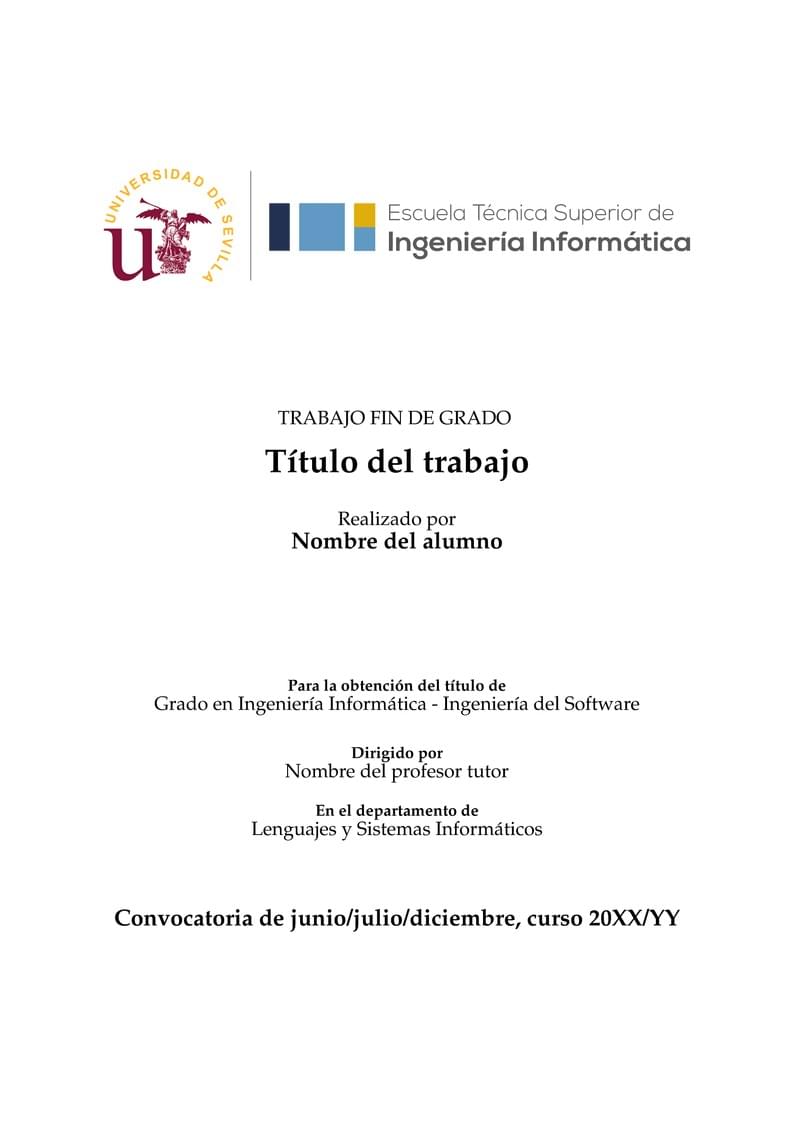 Plantilla TFG - ETSII US