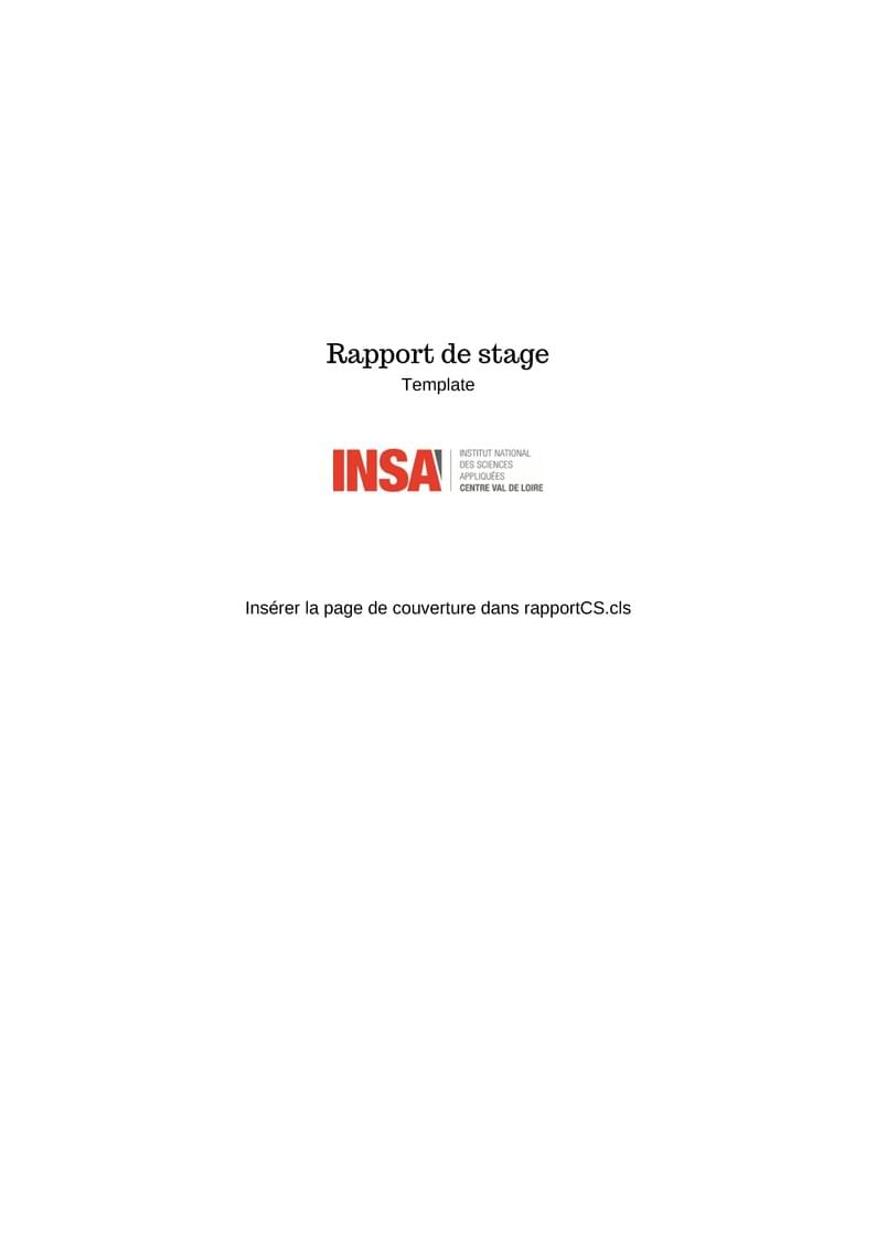 Rapport Stage INSA CVL 2023 - Template