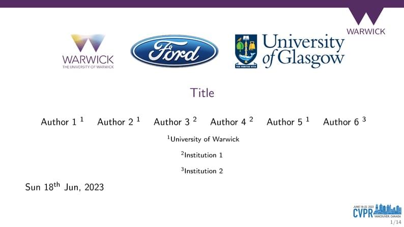 Warwick Beamer Template