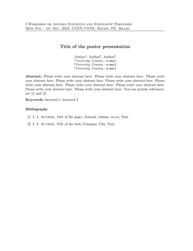 Template-WASSP-2023-CCEN-UFPE