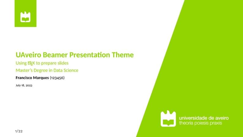 UAveiro Presentation Template