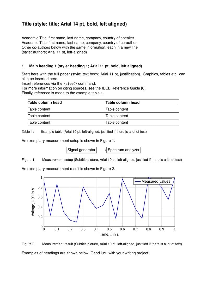 Paper template for the EMV Köln 2024