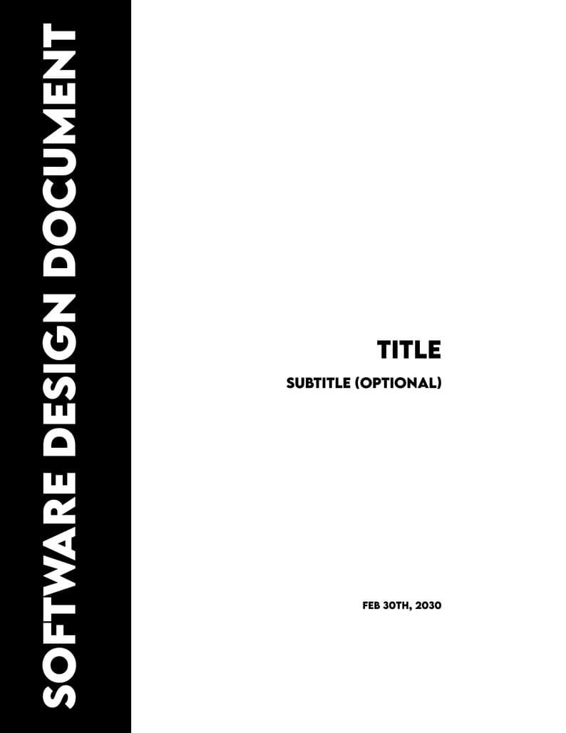 Software Design Document