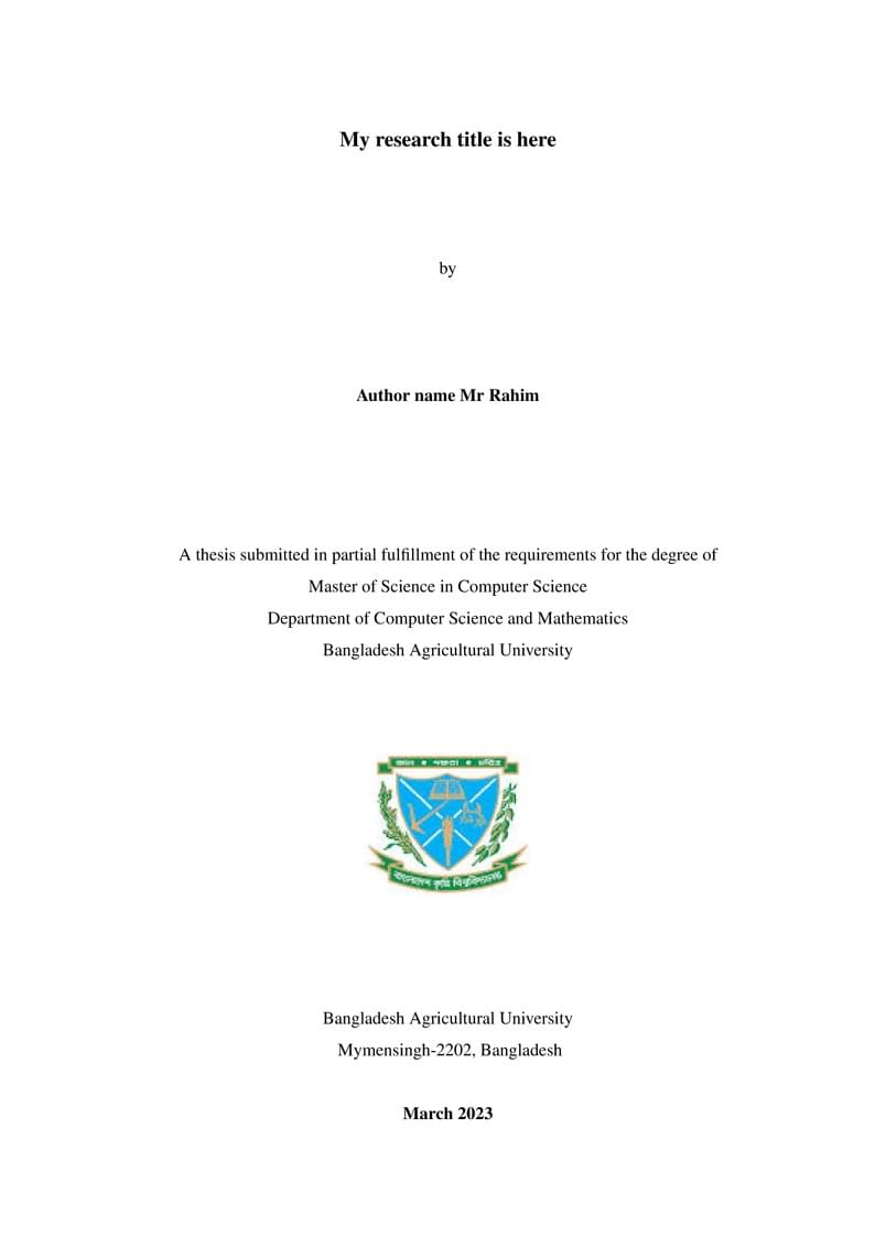 BAU Postgrad (MS-PhD) Thesis-Template