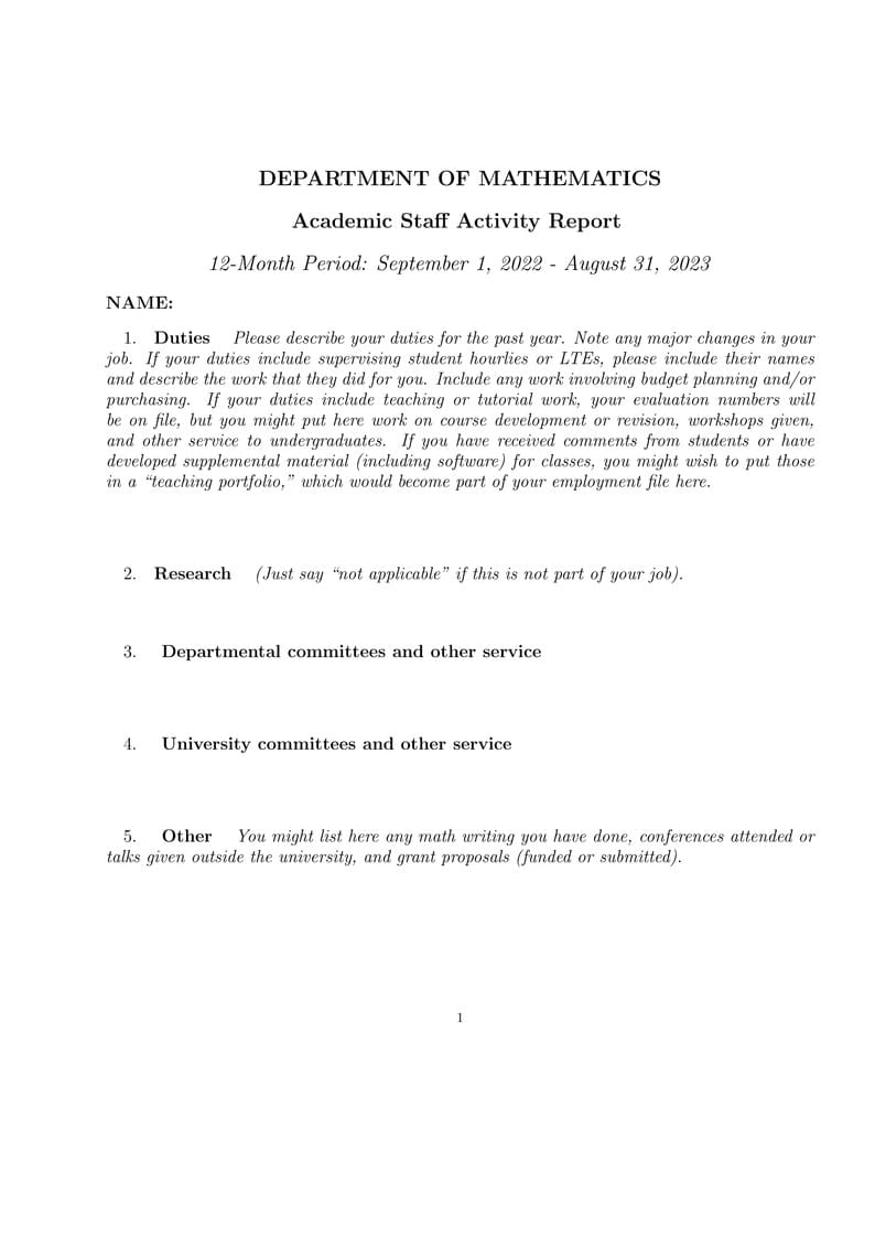 UW-Math-Academic-Staff-Activity-Report