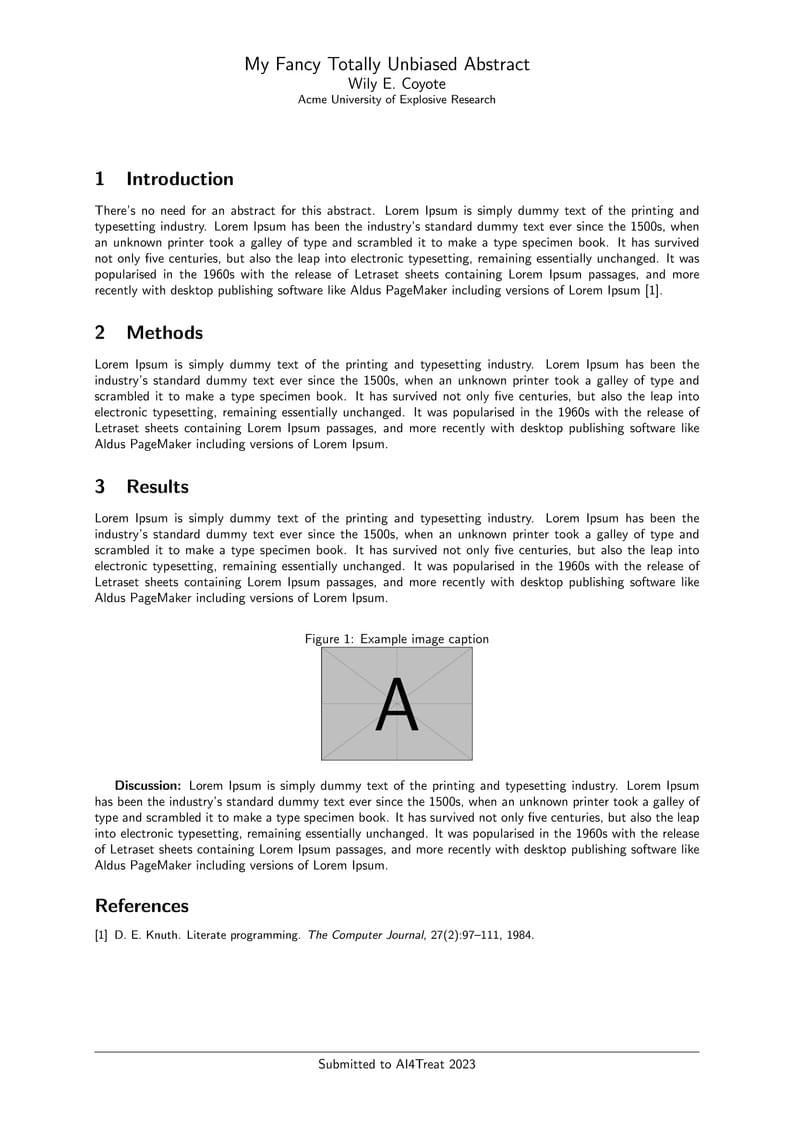 AI4Treat - template