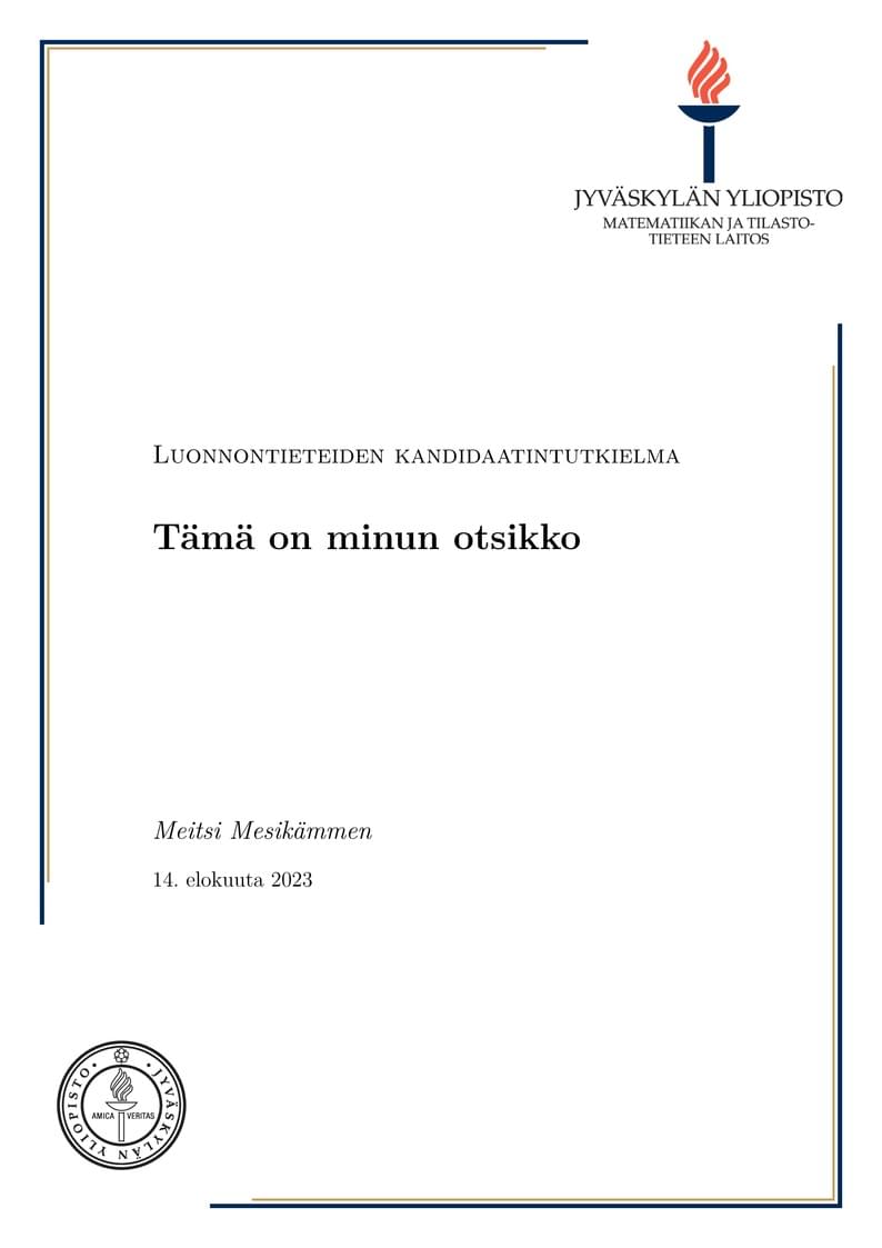 JYU Math LuK-pohja