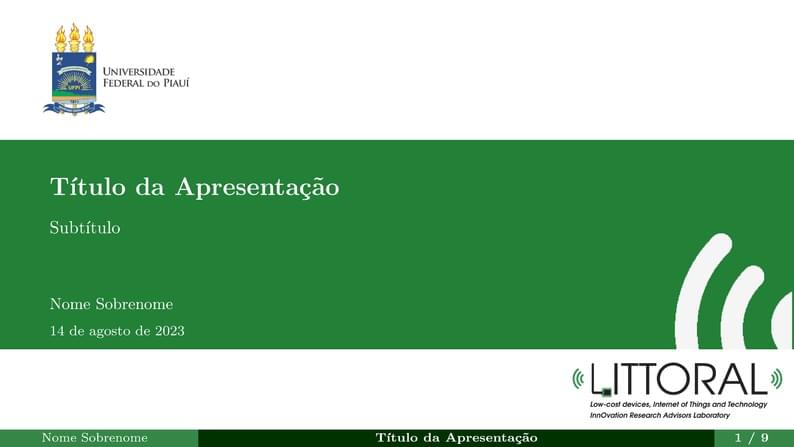 Modelo LITTORAL UFPI