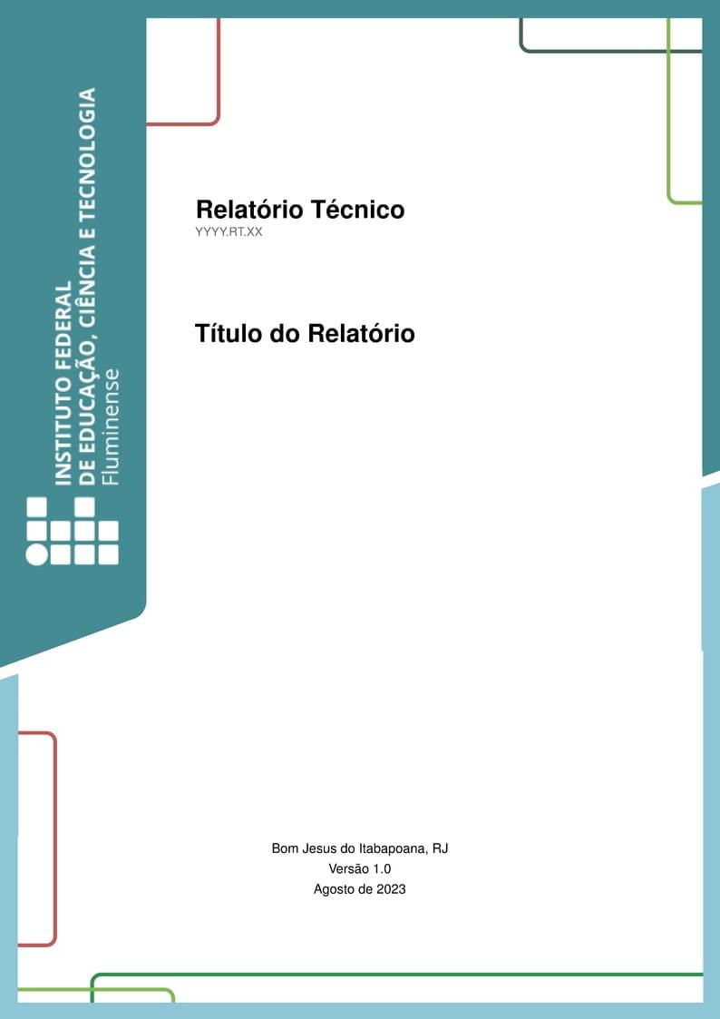 Modelo - Relatório Técnico CCSEC