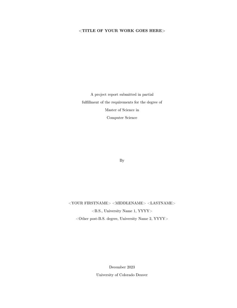 CU-Denver-CSE-Graduate-project-report-or-thesis-template
