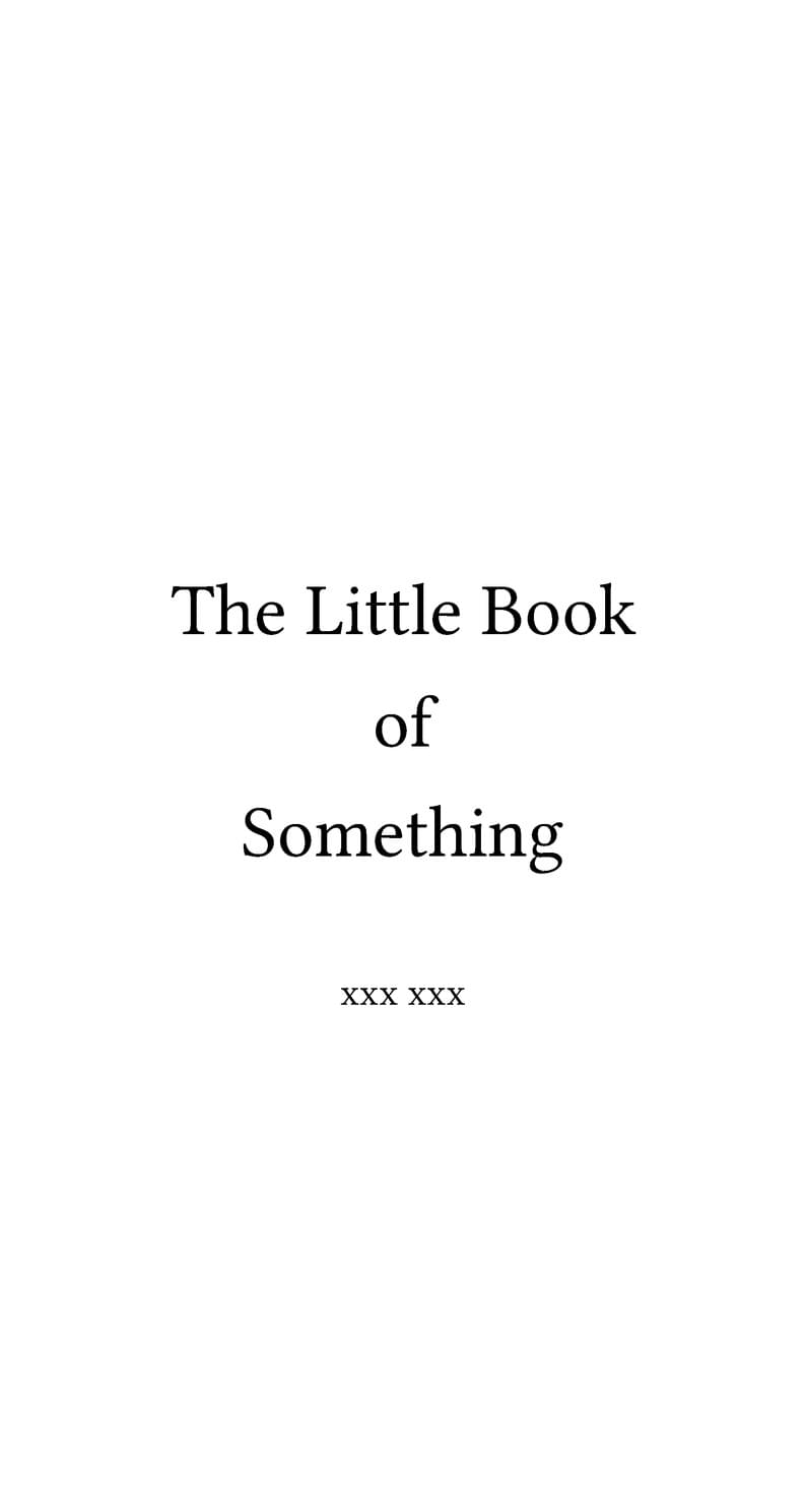 Little Book