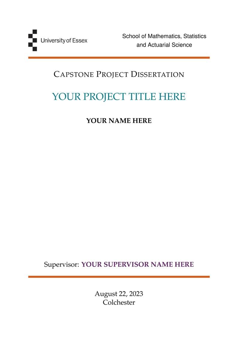SMSAS Capstone Project Template