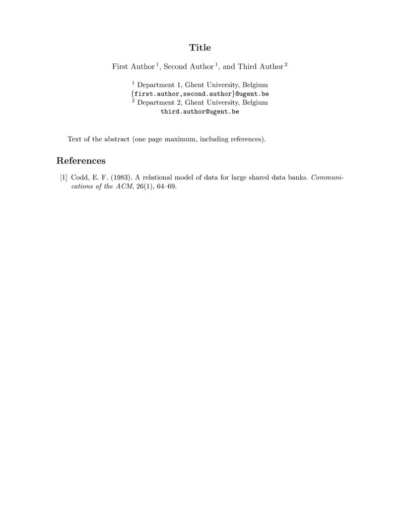 DBDBD 2023 abstract template