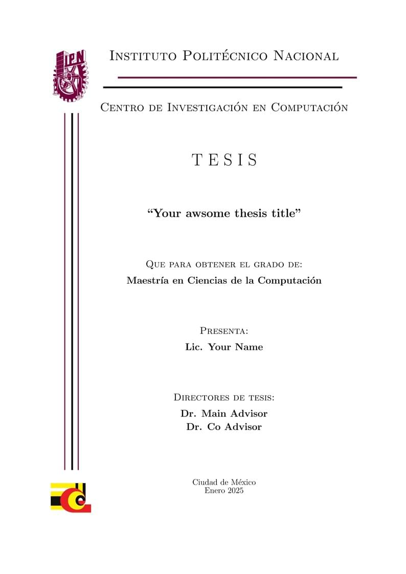IPN Thesis template