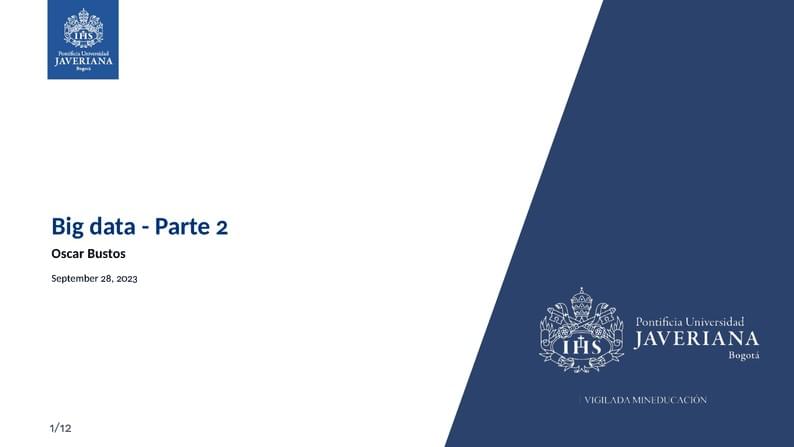 Presentation Template Javeriana